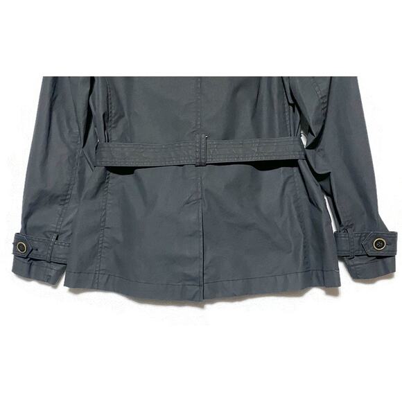 Junior's Girl's Old Navy Rain Coat Size Large Button Up Black - Picture 7 of 8